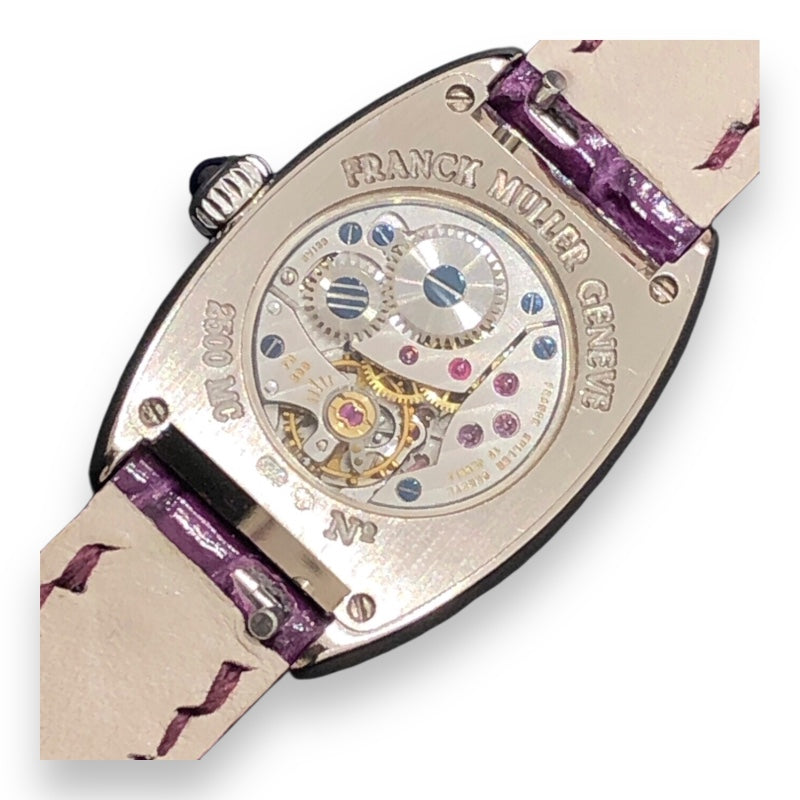フランク・ミュラー FRANCK MULLER トノウカーベックスプティ 2500MC シルバー K18WG レディース 腕時計