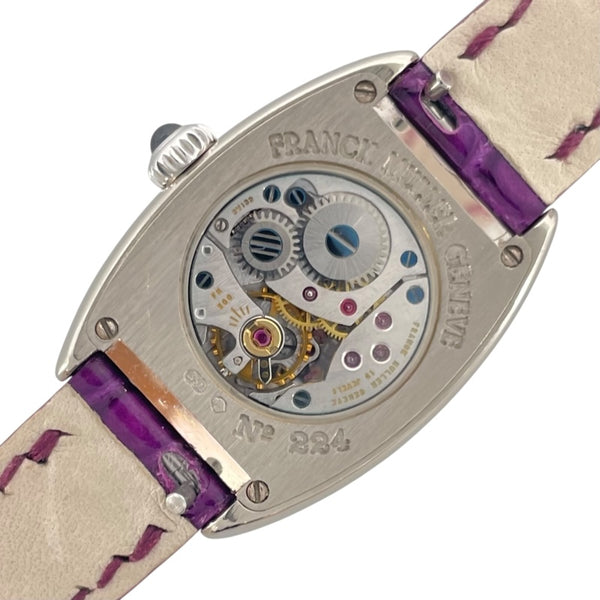 フランク・ミュラー FRANCK MULLER トノウカーベックスプティ 2500MC シルバー K18WG レディース 腕時計