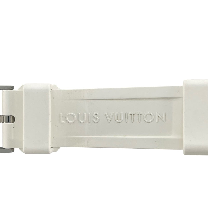 ルイ・ヴィトン LOUIS VUITTON タンブール ラブリーカップ クロノグラフ　ホワイトシェル Q132C ホワイトシェル SS レディース 腕時計