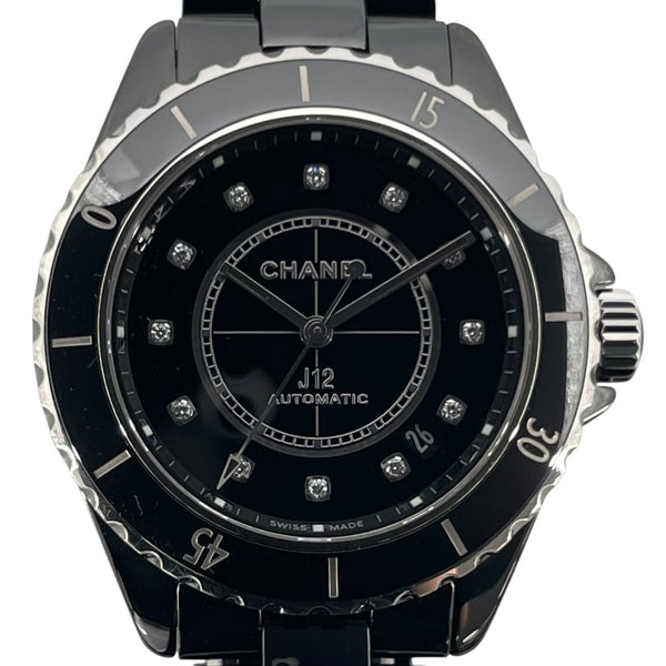 シャネル CHANEL J12 38MM H5702 ブラック セラミック/SS メンズ