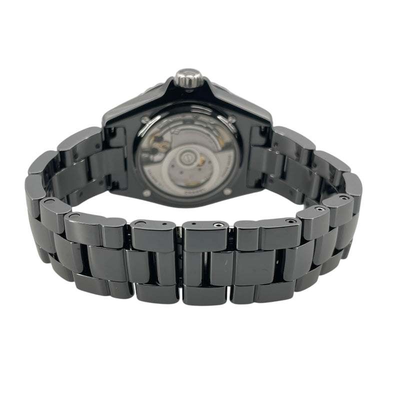 売り切り　CHANEL J12 H5702 腕時計　メンズ38mm 現行品 シャネル CHANEL J12 38MM H5702 ブラック セラミック/SS メンズ