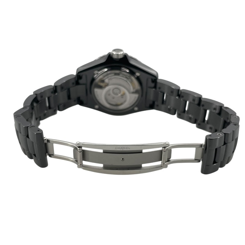 シャネル CHANEL J12 38MM H5702 ブラック セラミック/SS メンズ