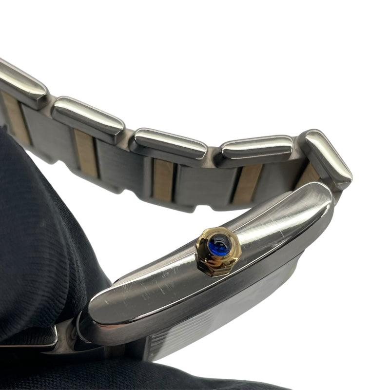カルティエ Cartier タンクフランセーズLM W51005Q4 ホワイト K18YG/SS メンズ 腕時計