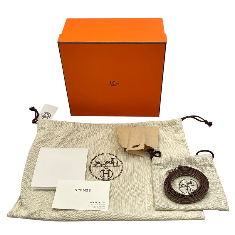 エルメス HERMES ミニケリー2 W刻印　(2024年製) エトゥープ　シルバー金具 ヴォーエプソン レディース ショルダーバッグ