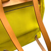 エルメス HERMES エールバッグジップアドPM Z刻 ライム/ナチュラル SV金具 トワル/ハンター レディース リュック・デイパック