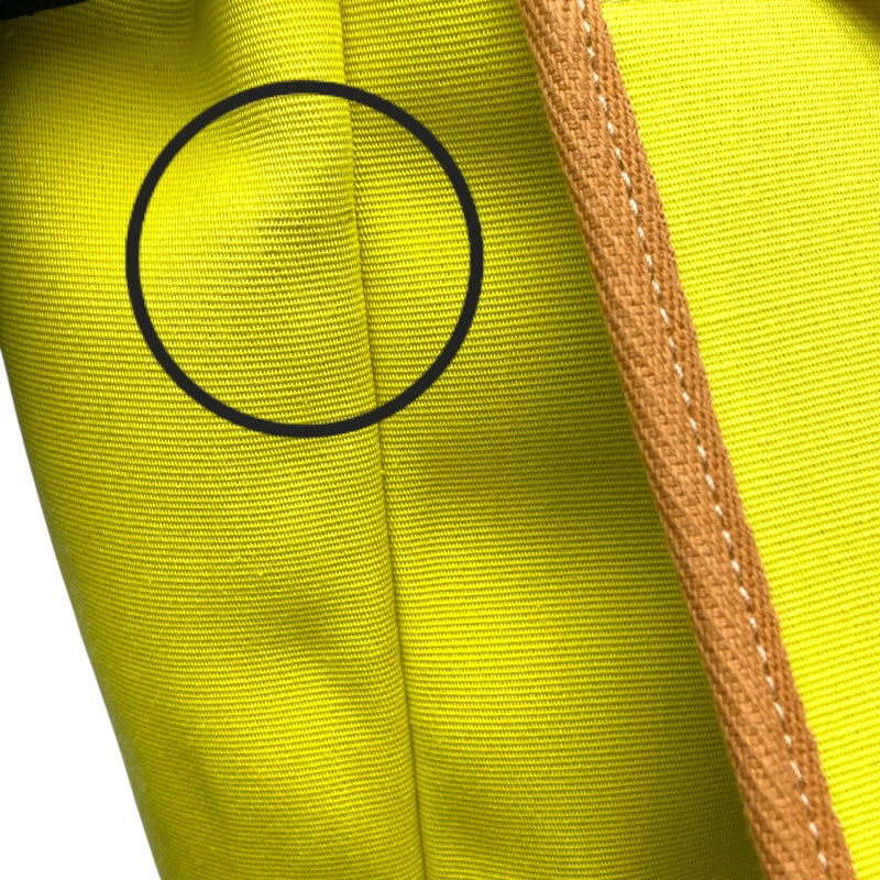 エルメス HERMES エールバッグジップアドPM Z刻 ライム/ナチュラル SV金具 トワル/ハンター レディース リュック・デイパック