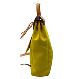 エルメス HERMES エールバッグジップアドPM Z刻 ライム/ナチュラル SV金具 トワル/ハンター レディース リュック・デイパック