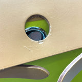 エルメス HERMES エールバッグジップアドPM Z刻 ライム/ナチュラル SV金具 トワル/ハンター レディース リュック・デイパック