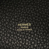 エルメス HERMES ピコタンロックMM　 W刻印　(2024年製) ブラック　ゴールド金具 トリヨンクレマンス レディース ハンドバッグ
