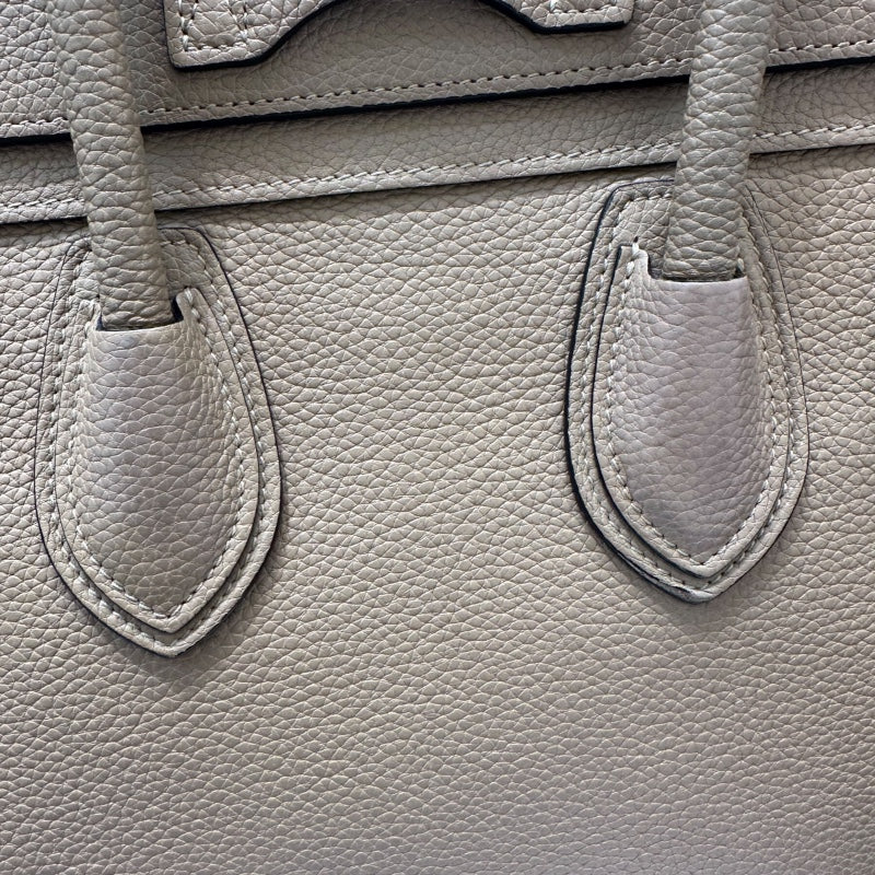 セリーヌ CELINE ラゲージマイクロショッパー ベージュ ドラムドカーフ レディース ハンドバッグ