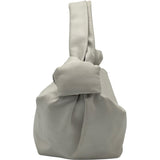 ボッテガ・ヴェネタ BOTTEGA VENETA ダブルノット ホワイト レザー レディース ハンドバッグ