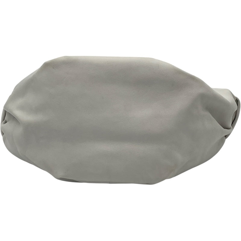 ボッテガ・ヴェネタ BOTTEGA VENETA ダブルノット ホワイト レザー レディース ハンドバッグ