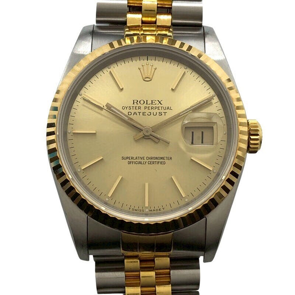 y*i様 美品 ROLEX ロレックス メンズ 16233/16013用　純正コ ロレックス ROLEX デイトジャスト 16233 K18/SS メンズ 腕時計