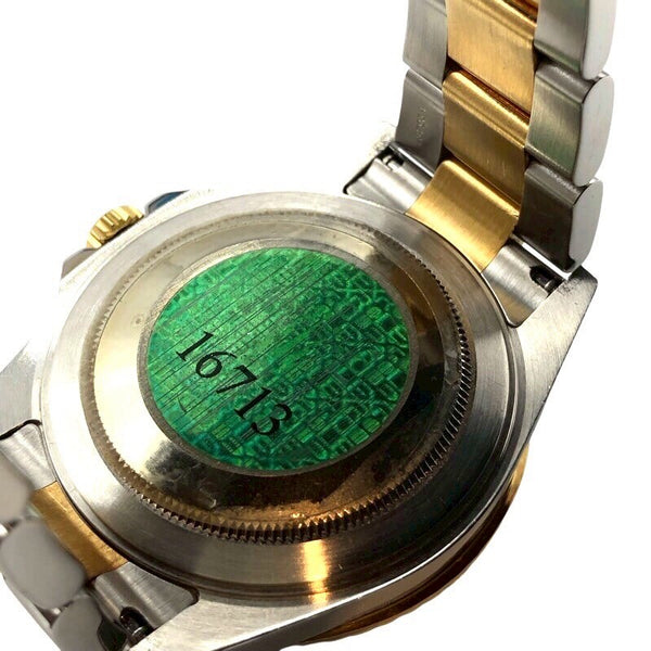 ロレックス ROLEX GMTマスターⅡ 16713 K18 /SS メンズ 腕時計