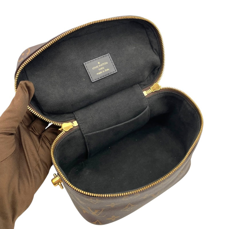 ルイ・ヴィトン LOUIS VUITTON ヴァニティNV PM M45165 ブラウン モノグラム・リバース レディース ショルダーバッグ