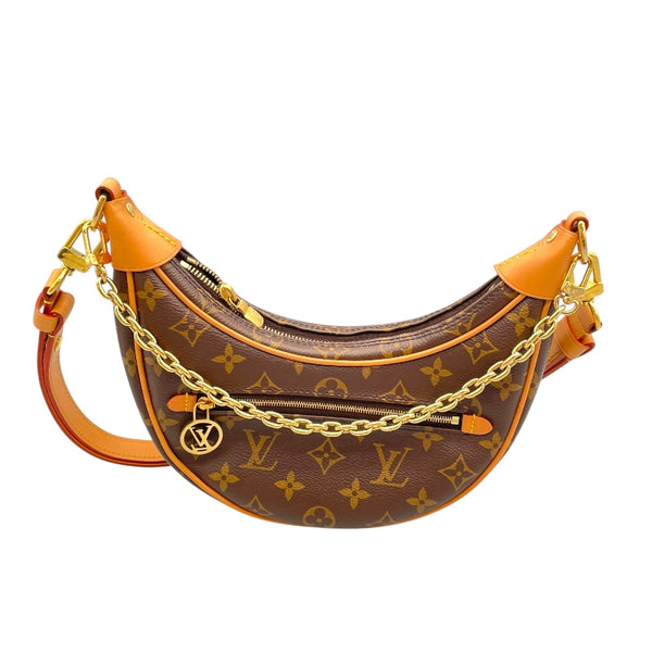 ルイ・ヴィトン LOUIS VUITTON ループ  M81098 ブラウン モノグラム レディース ショルダーバッグ