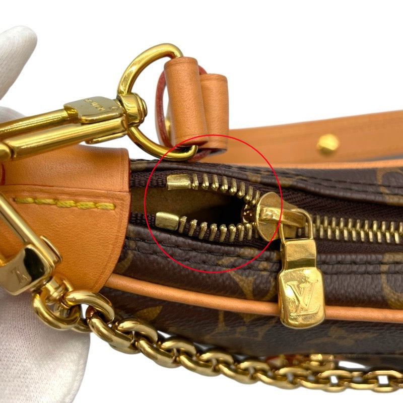 ルイ・ヴィトン LOUIS VUITTON ループ  M81098 ブラウン モノグラム レディース ショルダーバッグ