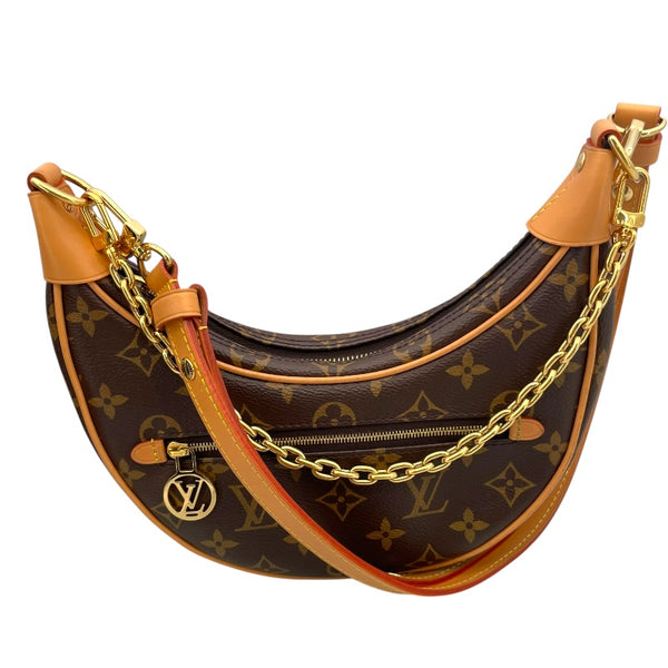 ルイ・ヴィトン LOUIS VUITTON ループ  M81098 ブラウン モノグラムキャンバス レディース ショルダーバッグ