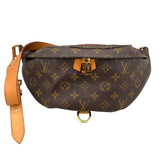 ルイ・ヴィトン LOUIS VUITTON バムバッグ M43644 ブラウン モノグラム・キャンバス ユニセックス ボディバッグ