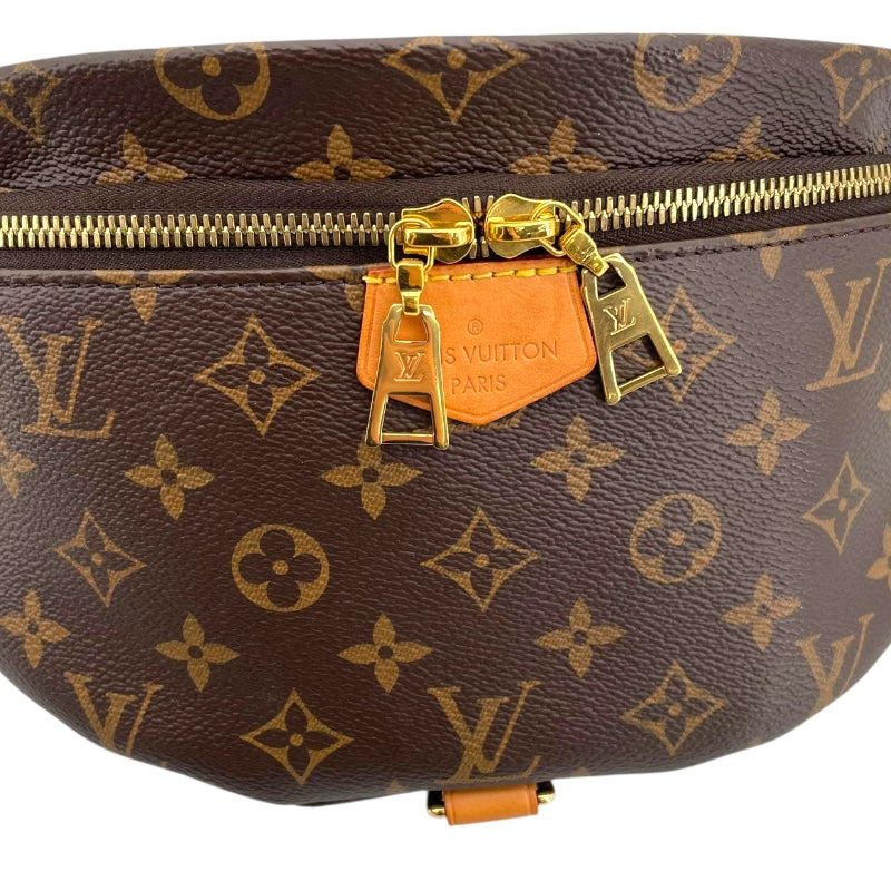 ルイ・ヴィトン LOUIS VUITTON バムバッグ M43644 ブラウン モノグラム・キャンバス ユニセックス ボディバッグ