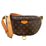 ルイ・ヴィトン LOUIS VUITTON バムバッグ M43644 ブラウン モノグラム・キャンバス ユニセックス ボディバッグ