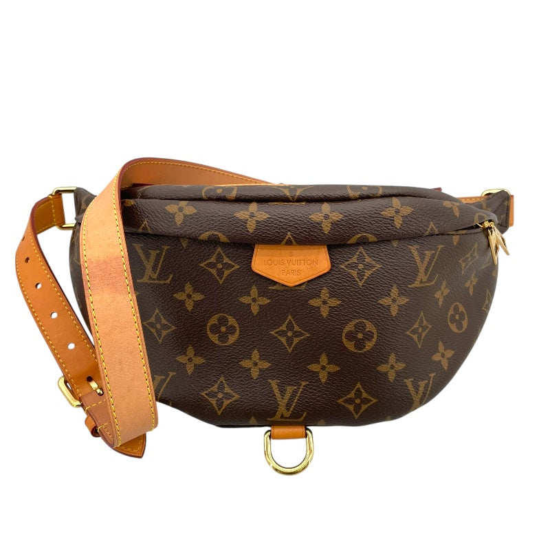 ルイ・ヴィトン LOUIS VUITTON バムバッグ M43644 ブラウン モノグラム・キャンバス ユニセックス ボディバッグ