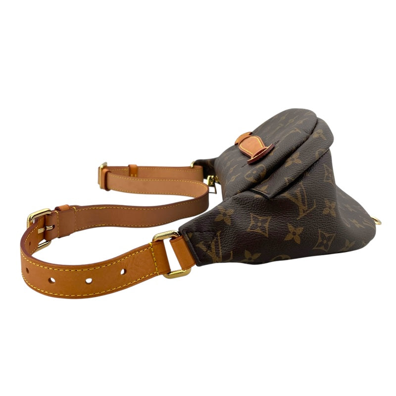ルイ・ヴィトン LOUIS VUITTON バムバッグ M43644 ブラウン モノグラム・キャンバス ユニセックス ボディバッグ