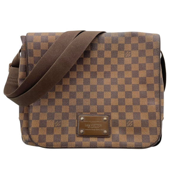 ルイ・ヴィトン LOUIS VUITTON ブルックリンMM N51211 ブラウン ダミエ・キャンバス メンズ ショルダーバッグ