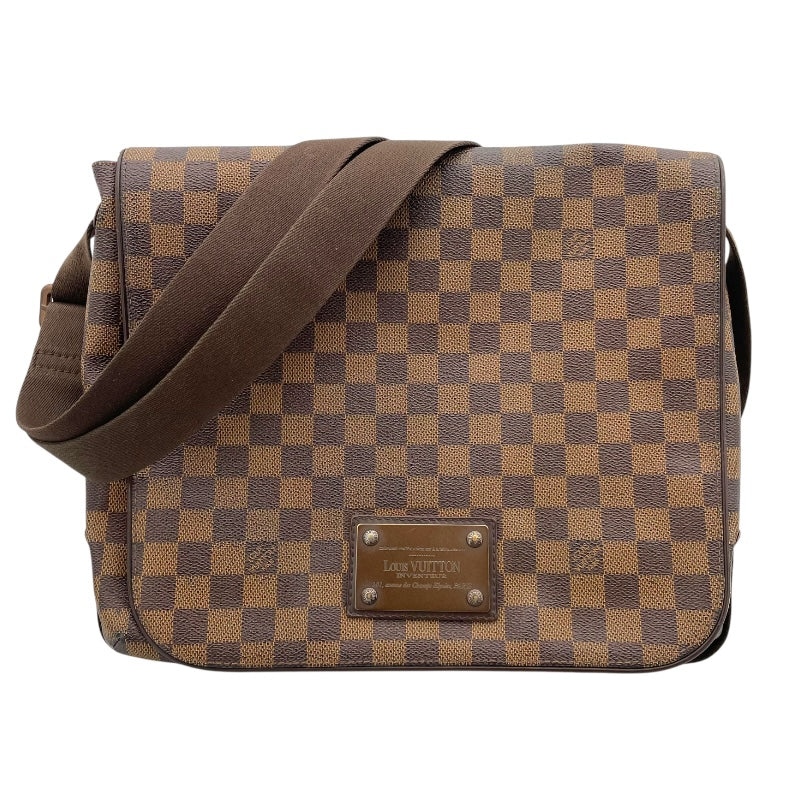 ルイ・ヴィトン LOUIS VUITTON ブルックリンMM N51211 ブラウン ダミエ・キャンバス メンズ ショルダーバッグ