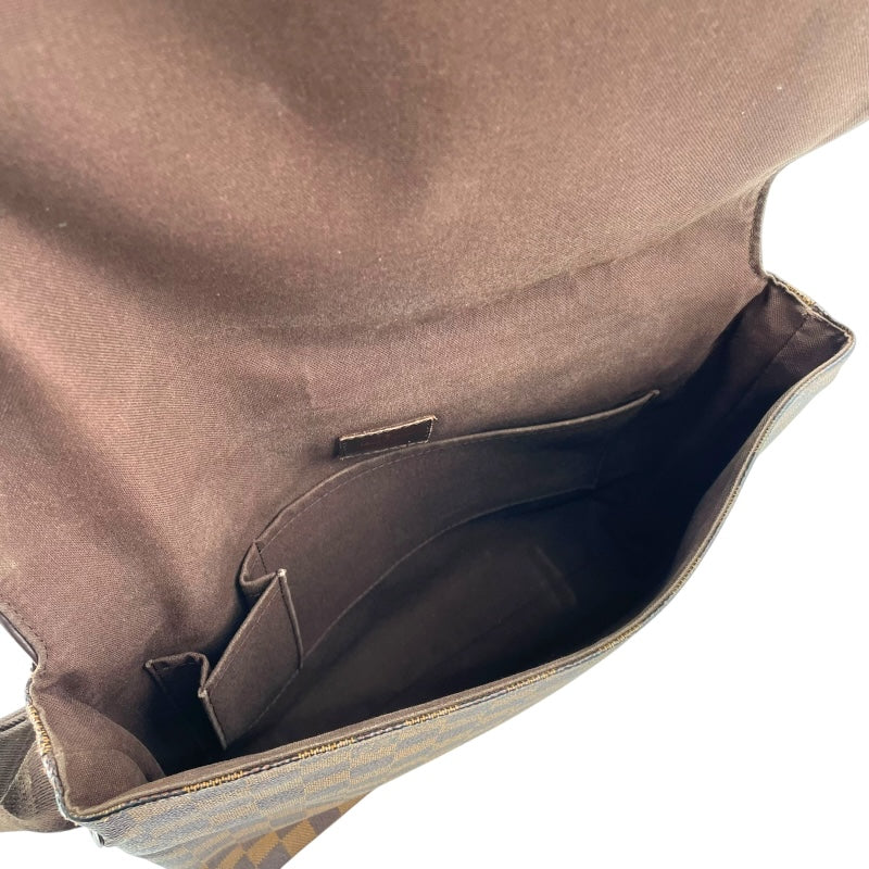 ルイ・ヴィトン LOUIS VUITTON ブルックリンMM N51211 ブラウン ダミエ・キャンバス メンズ ショルダーバッグ
