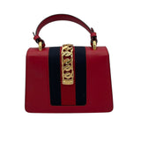 グッチ GUCCI シルヴィ 470270 レッド レザー レディース ショルダーバッグ