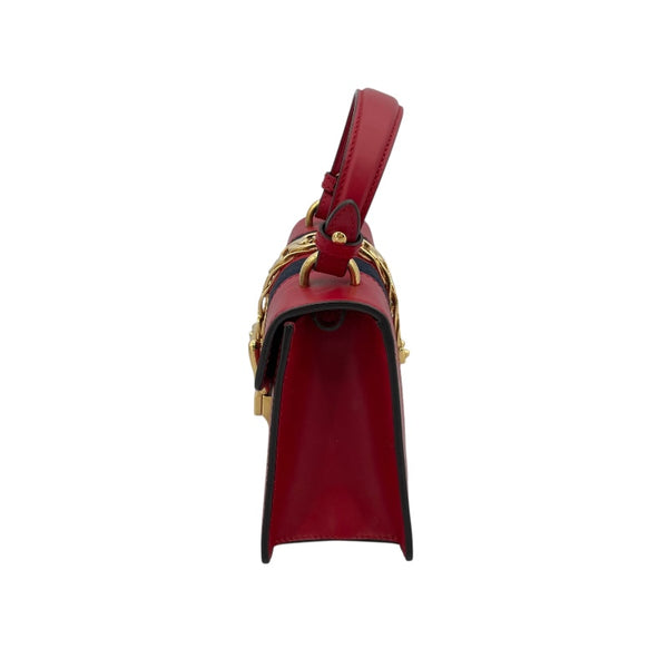 グッチ GUCCI シルヴィ 470270 レッド レザー レディース ショルダーバッグ