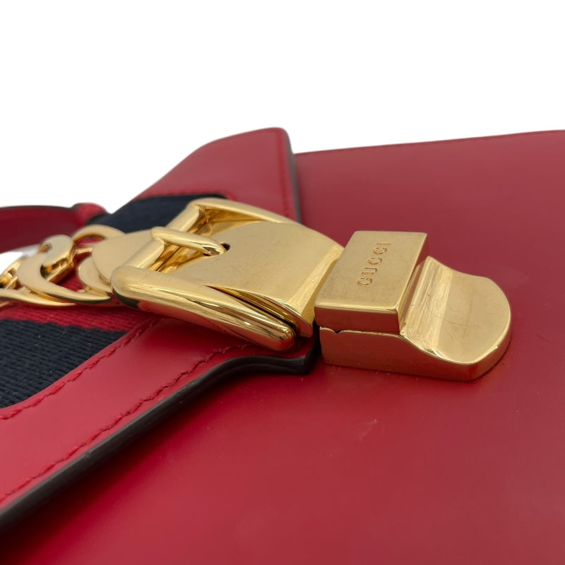 グッチ GUCCI シルヴィ 470270 レッド レザー レディース