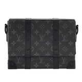 ルイ・ヴィトン LOUIS VUITTON トランクメッセンジャー PM M45727 ブラック モノグラム・エクリプス メンズ ショルダーバッグ