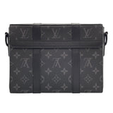 ルイ・ヴィトン LOUIS VUITTON トランクメッセンジャー PM M45727 ブラック モノグラム・エクリプス メンズ ショルダーバッグ