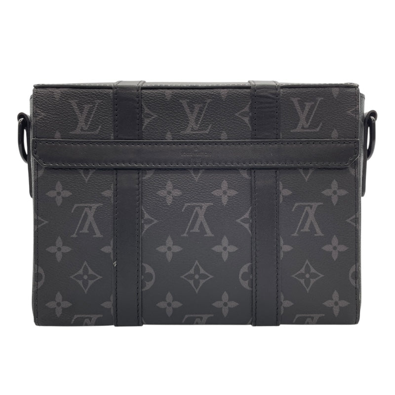 ルイ・ヴィトン LOUIS VUITTON トランクメッセンジャー PM M45727 ブラック モノグラム・エクリプス メンズ ショルダーバッグ