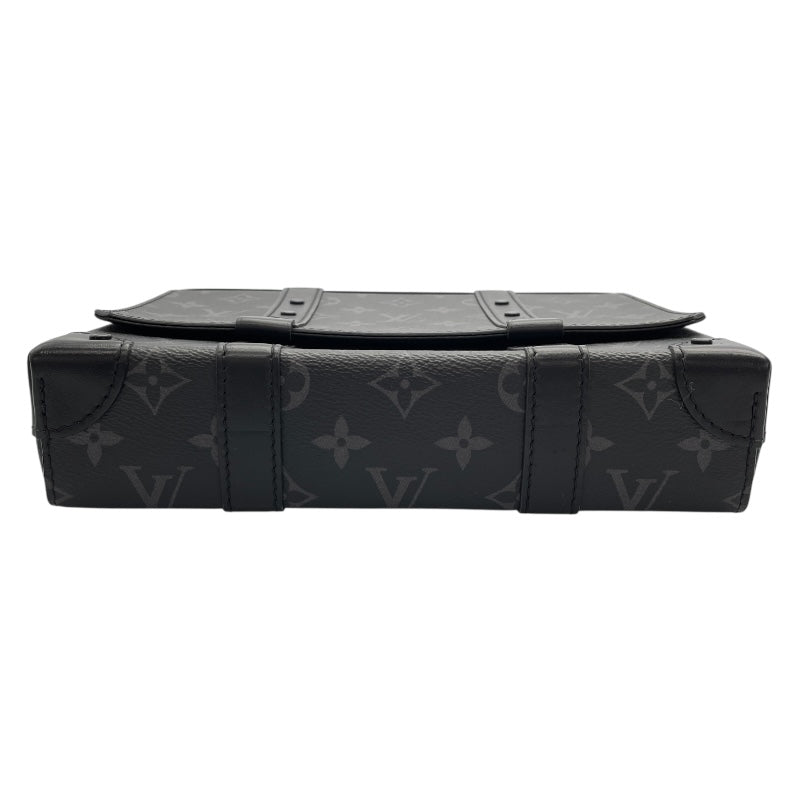 ルイ・ヴィトン LOUIS VUITTON トランクメッセンジャー PM M45727 ブラック モノグラム・エクリプス メンズ ショルダーバッグ