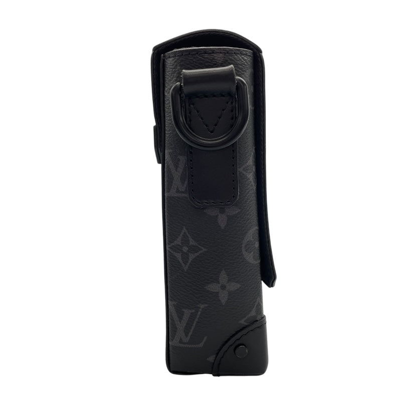 ルイ・ヴィトン LOUIS VUITTON トランクメッセンジャー PM M45727 ブラック モノグラム・エクリプス メンズ ショルダーバッグ
