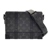 ルイ・ヴィトン LOUIS VUITTON トランクメッセンジャー PM M45727 ブラック モノグラム・エクリプス メンズ ショルダーバッグ