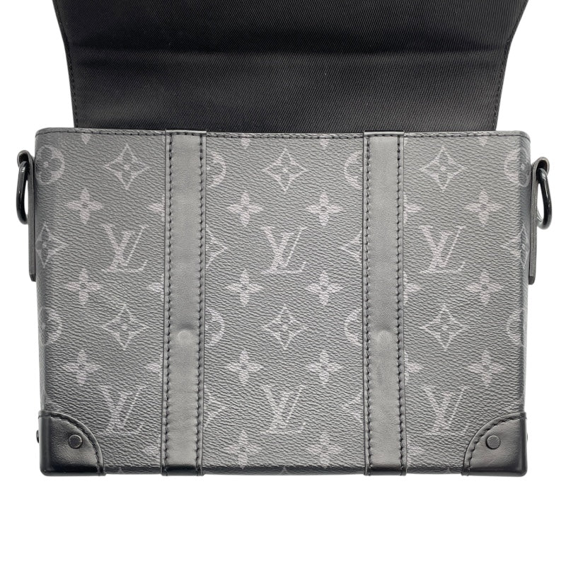 ルイ・ヴィトン LOUIS VUITTON トランクメッセンジャー PM M45727 ブラック モノグラム・エクリプス メンズ ショルダーバッグ