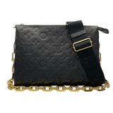ルイ・ヴィトン LOUIS VUITTON ポシェットクッサン M57790 ノワール　 エンボスラムレザー  メンズ ショルダーバッグ