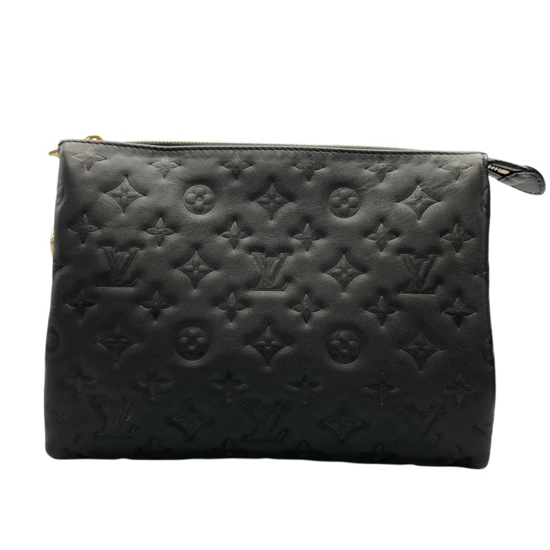 ルイ・ヴィトン LOUIS VUITTON ポシェットクッサン M57790 ノワール　 エンボスラムレザー  メンズ ショルダーバッグ