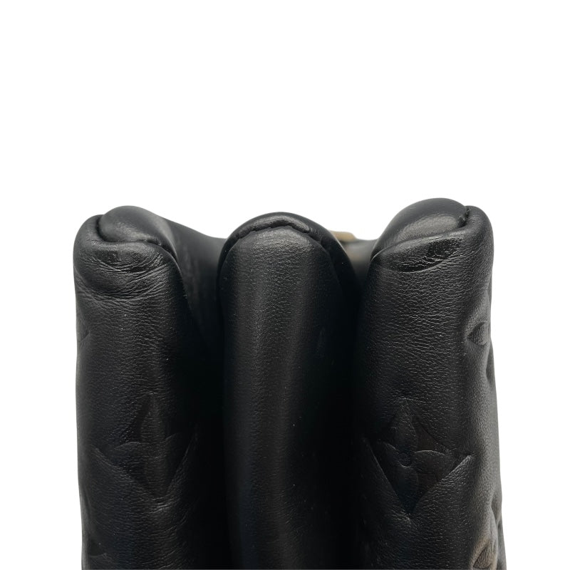 ルイ・ヴィトン LOUIS VUITTON ポシェットクッサン M57790 ノワール　 エンボスラムレザー  メンズ ショルダーバッグ