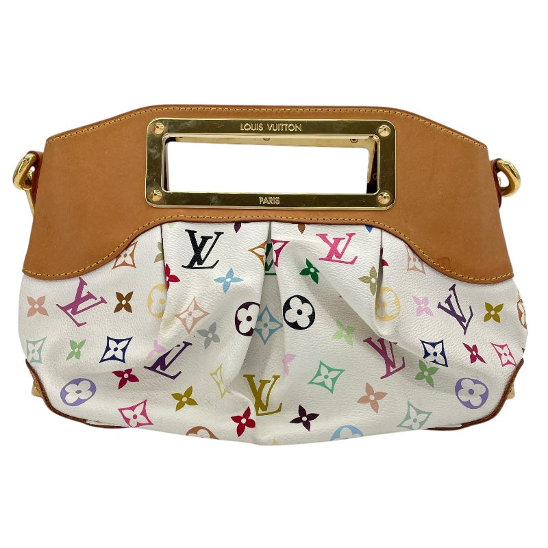 ルイ・ヴィトン LOUIS VUITTON ジュディMM ブロン M40255 ホワイト モノグラム・マルチ レディース ショルダーバッグ