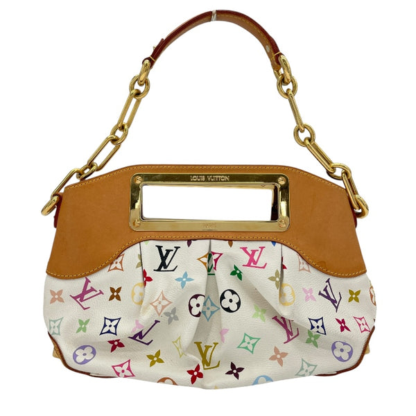 ルイ・ヴィトン LOUIS VUITTON ジュディMM ブロン M40255 ホワイト モノグラム・マルチ レディース ショルダーバッグ
