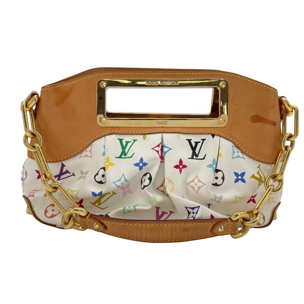 ルイ・ヴィトン LOUIS VUITTON ジュディMM ブロン M40255 ホワイト モノグラム・マルチ レディース ショルダーバッグ