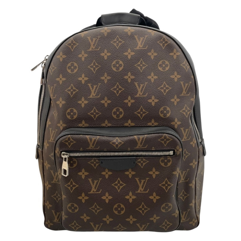 ルイ・ヴィトン LOUIS VUITTON ジョッシュ M41530 ブラウン モノグラム・マカサー メンズ リュック・デイパック