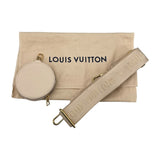 ルイ・ヴィトン LOUIS VUITTON パピヨンBB M45708 ベージュ モノグラム・アンプラント レディース ショルダーバッグ