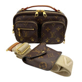 ルイ・ヴィトン LOUIS VUITTON ユーティリティ クロスボディバッグ M80446 ブラウン モノグラム・キャンバス レディース ショルダーバッグ
