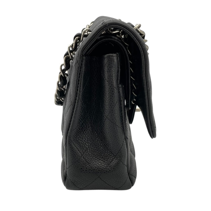 シャネル CHANEL マトラッセ25 A01112 ブラック シルバー金具 キャビアスキン レディース ショルダーバッグ